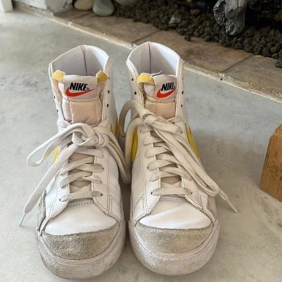 Nike Shoes Nike Blazer Yellow Poshmark